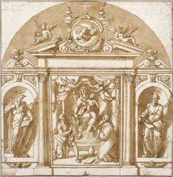 Vierge et saints